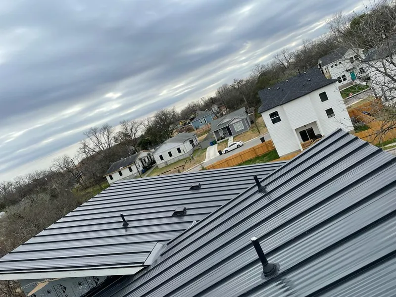 Standing seam metal roof panels with vents for Skylight Repair in Spring Garden